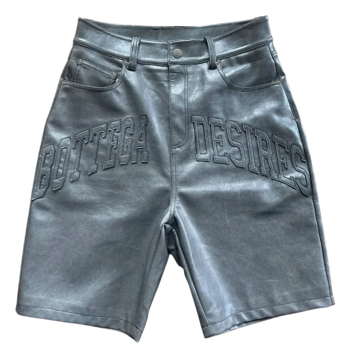 Bottega Desires Leather Shorts